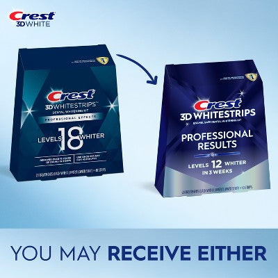Crest 3D Whitestrips Professional Whitening Kit 20 Treatments - Missing Box