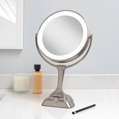 LED Variable Lighted Vanity Mirror Zadro: 10x Magnifying - Imperfect Box