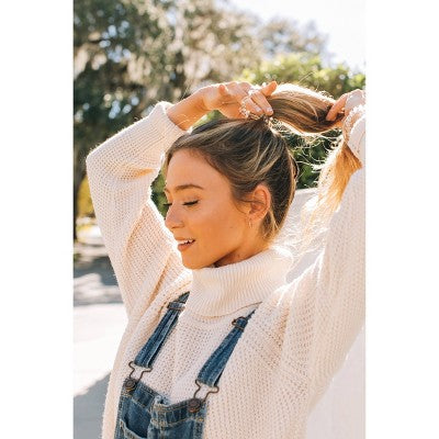 TELETIES Elastics Crystal Clear Large/3ct - New - Osadia Concept Store