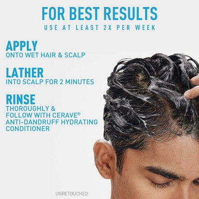 CeraVe Anti-Dandruff Scalp Care Shampoo - 12 fl oz
