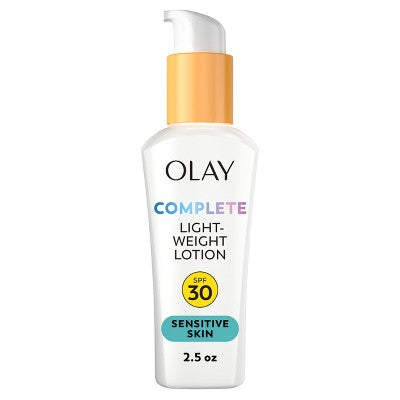 Olay Complete Lotion Moisturizer Sensitive Skin SPF 30 2.5 fl oz - Imperfect Box