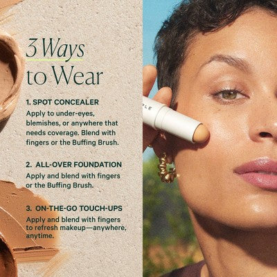 Well People Supernatural Complexion Stick Foundation & Concealer 14 Fair Neutral 0.28oz - Imperfect Box