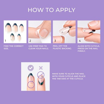 KISS Products Fake Nails Chocolate Glazed 33ct - New