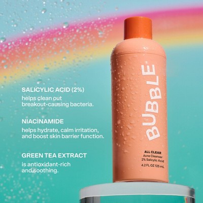 Bubble Skincare All Clear Anti Breakout Cleanser 4.2 fl oz - Missing Box