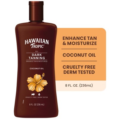 Hawaiian Tropic Dark Tanning Oil 8oz - Imperfect Container - Osadia Concept Store