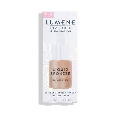 Lumene Invisible Illumination Liquid Bronzer Summer Glow 0.5 fl oz - New - Osadia Concept Store