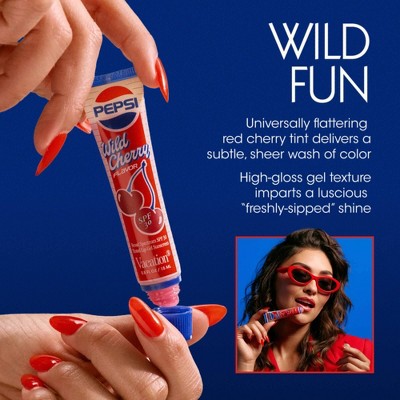 Vacation x PEPSI Tinted Lip Gel SPF 30 Wild Cherry Pepsi 0.5 fl oz - Imperfect Box