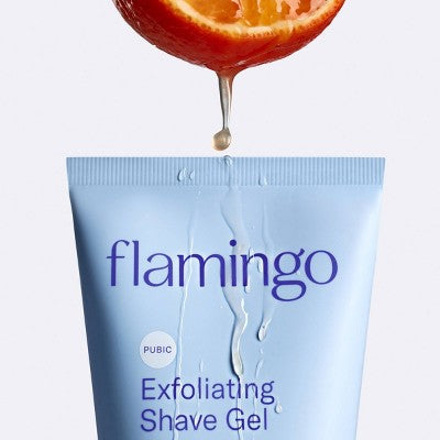 Flamingo Pubic Exfoliating Shave Gel  5oz - New
