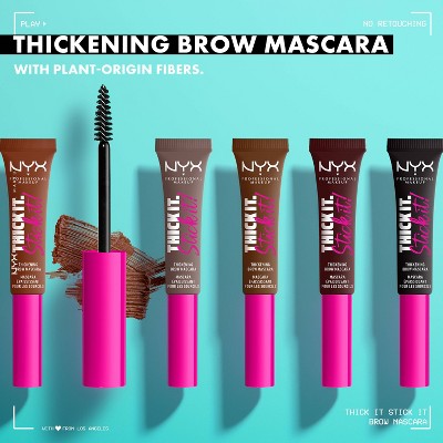 NYX Professional Makeup Thick It Stick It Brow Gel Mascara Cool Blonde 0.23 fl oz - New