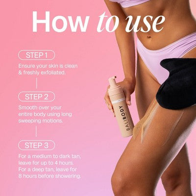 Bali Body Dark Self Tanning Mousse 6.7 fl oz - Imperfect Container