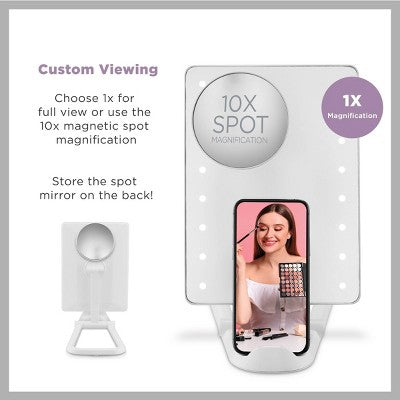 Conair LED Hollywood Lighted Social Media Makeup Mirror White - Imperfect Box - Osadia Concept Store