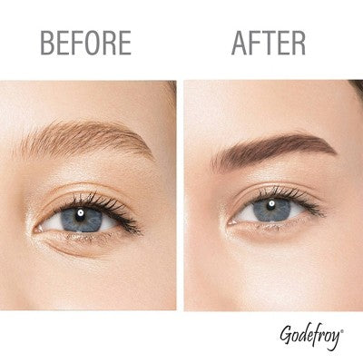 Godefroy Instant Eyebrow Tint Application Kit Medium Brown 3ct - New