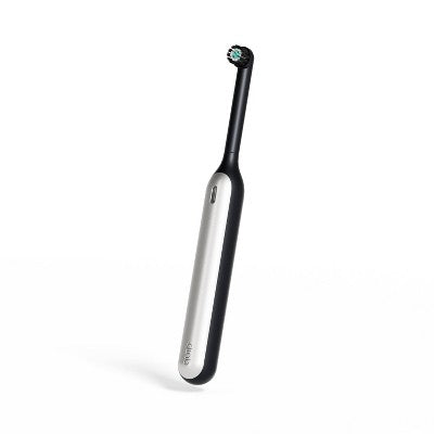 quip Rev Oscillating Rechargeable Electric Toothbrush Black/Silver - Imperfect Box