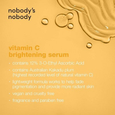 nobody's nobody Vitamin C Serum 12% 1 fl oz - Missing Box