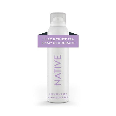 Native Spray Deodorant Lilac & White Tea Aluminum-Free 3.5oz - Imperfect Container