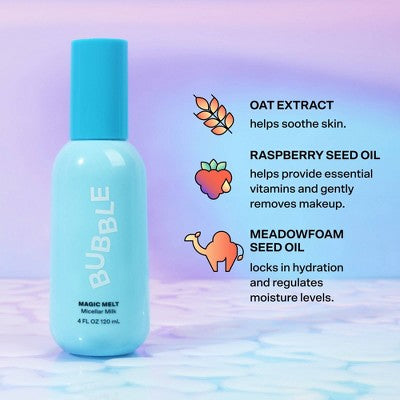 Bubble Skincare Magic Melt Micellar Milk 4 fl oz - Imperfect Box