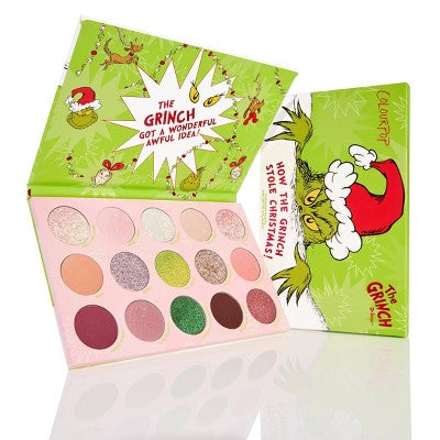 ColourPop x How the Grinch Stole Christmas 15 Pan Eyeshadow Palette 0.63oz - Missing Box