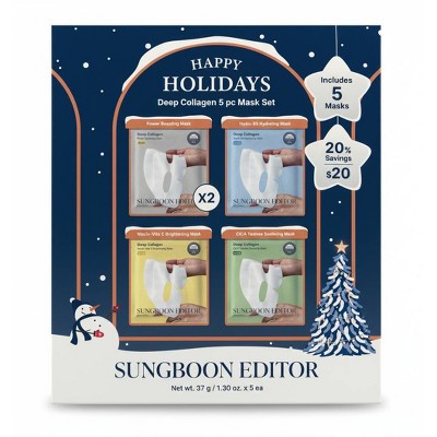 SUNGBOON EDITOR Deep Collagen Overnight Mask Gift Set 5ct - Imperfect Box