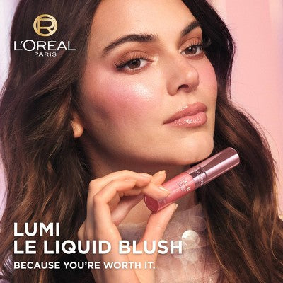 L'Oreal Paris True Match Lumi Le Liquid Blush for Cheeks Dewy Bright Pink 0.33 fl oz - Imperfect Container