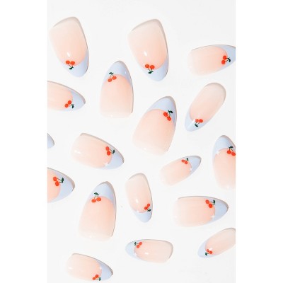 Chillhouse Chill Tips Press-On Fake Nails Cherry Picking 24ct - New