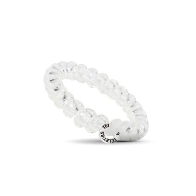 TELETIES Elastics Crystal Clear Large/3ct - New - Osadia Concept Store