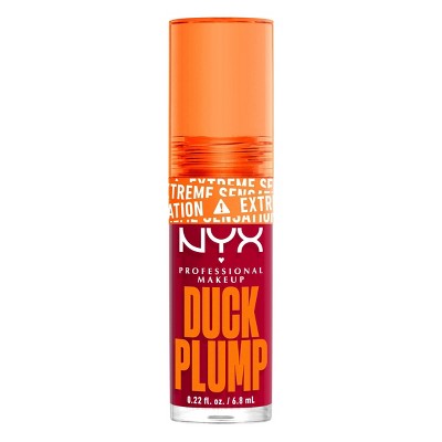NYX Professional Makeup Duck Plump High Pigment Plumping Lip Gloss Hall Of Flame 0.23 fl oz - New