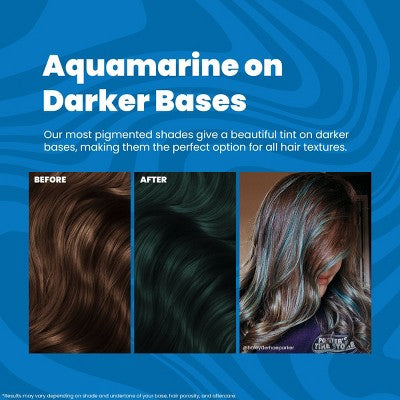 Arctic Fox Semi-Permanent Hair Color Dye Turquoise Blue 4 fl oz - Imperfect Container