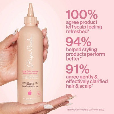 Rizos Curls Apple Cider Vinegar Scalp & Hair Rinse 10 fl oz - New - Osadia Concept Store