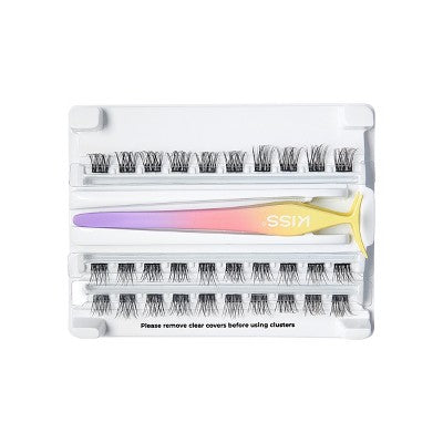 KISS Products imPRESS Press-On Self Adhesive Eyelashes Natural & Wispy 50ct - New