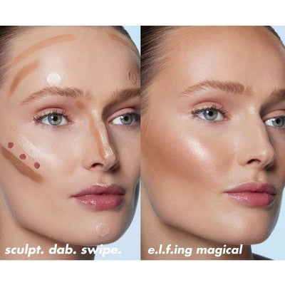 e.l.f. Halo Glow Highlight Beauty Wand IRL Angel 0.33 fl oz - Imperfect Box