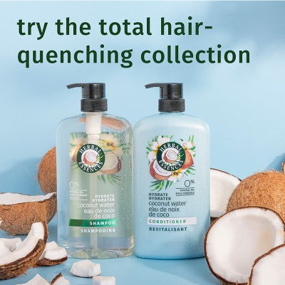 Herbal Essences Hydrating Shampoo with Coconut Water & Jasmine 29.2 fl oz - New