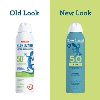 Blue Lizard Kids Mineral Sunscreen Spray SPF 50+ 5 oz - New