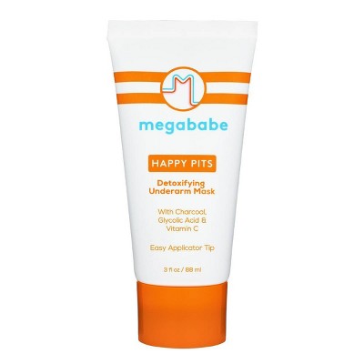 Megababe Happy Pits Detoxifying Underarm Mask 3 fl oz - New