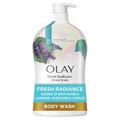 Olay Fresh Outlast Body Wash Birch Water & Lavender 33 fl oz - New