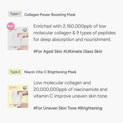 SUNGBOON EDITOR Deep Collagen Overnight Mask Gift Set 5ct - Imperfect Box