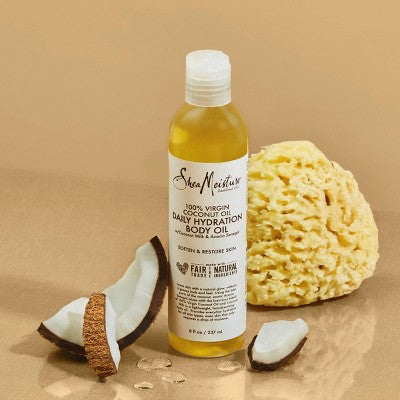 SheaMoisture Daily Hydration Coconut Body Oil 8 fl oz - New