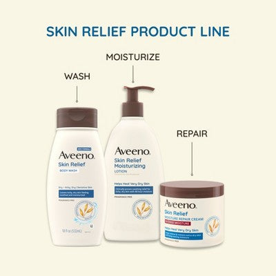 Aveeno Skin Relief Body Wash Refill 36 fl oz - Imperfect Container