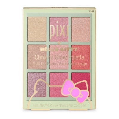 Pixi + Hello Kitty Chrome Glow Palette 0.9oz - Missing Box