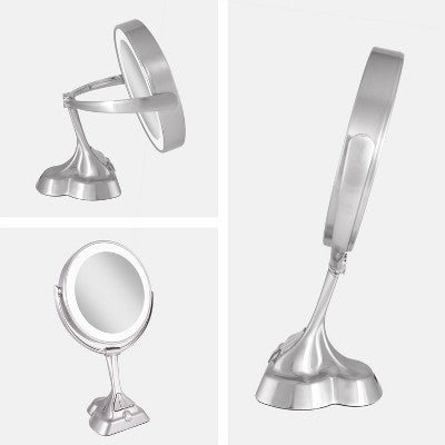 LED Variable Lighted Vanity Mirror Zadro: 10x Magnifying - Imperfect Box