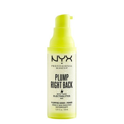 NYX Professional Makeup Plump Right Back Plumping Primer 1.01 fl oz - Imperfect Container