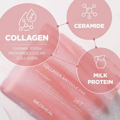 MEDIHEAL Collagen Ampoule Toner Pads 100ct - Missing Box