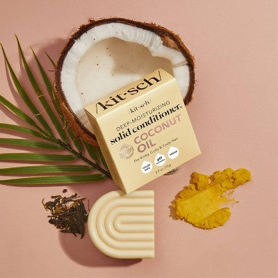 Kitsch Coconut Oil Deep-Moisturizing Solid Conditioner Bar 2.7oz - Imperfect Box