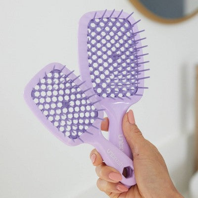 UNBrush Detangling Hair Brush Lilac Light Purple - Imperfect Box