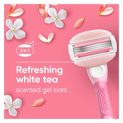 Venus Comfort Glide White Tea Women Razor Blade Refills  8ct - Missing Box