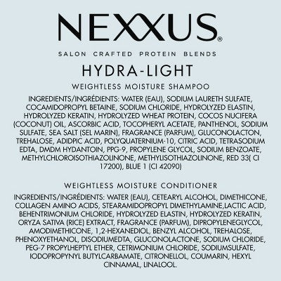 Nexxus Hydralight Shampoo and Conditioner 13.5 fl oz, 2 ct - Missing Box
