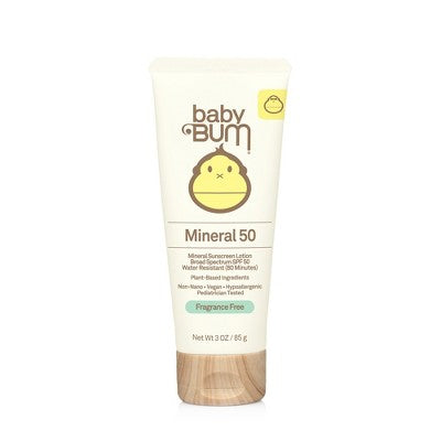 Baby Bum Mineral Sunscreen Lotion SPF 50 3oz - New