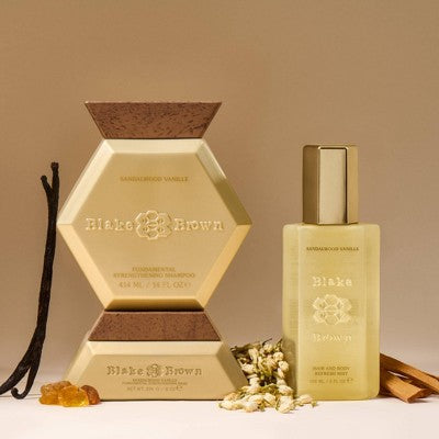 Blake Brown Hair and Body Refresh Mist Sandalwood Vanille Warm Vanilla Fragrance 5 fl oz - New