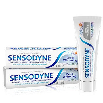 Sensodyne Extra Whitening Toothpaste 2pk - Imperfect Box