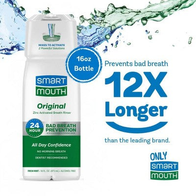 SmartMouth Original Mouth Wash 16 fl oz - New
