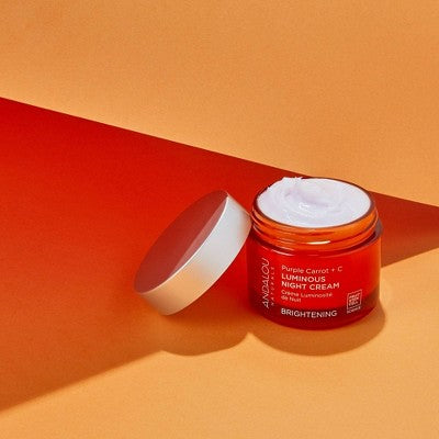 Andalou Naturals Purple Carrot and Vitamin C Luminous Night Cream 1.7oz - New